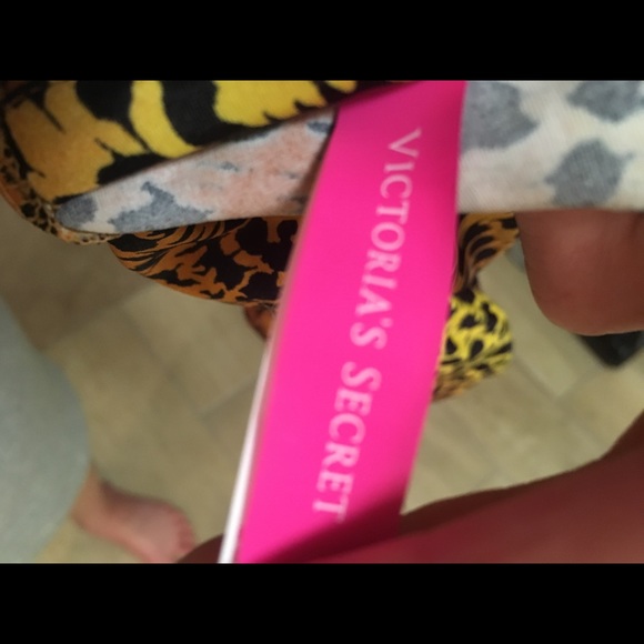 Leopard bandeau multi colored swim top - Picture 5 of 5