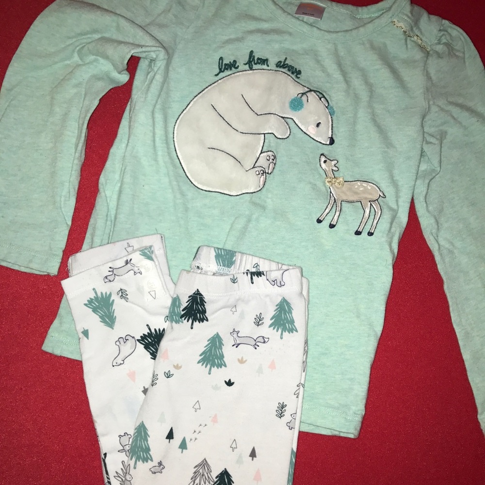 Gymboree Size 5T Polar Bear Outfit