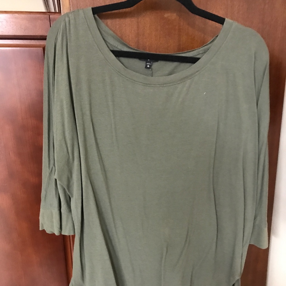 Express olive green top