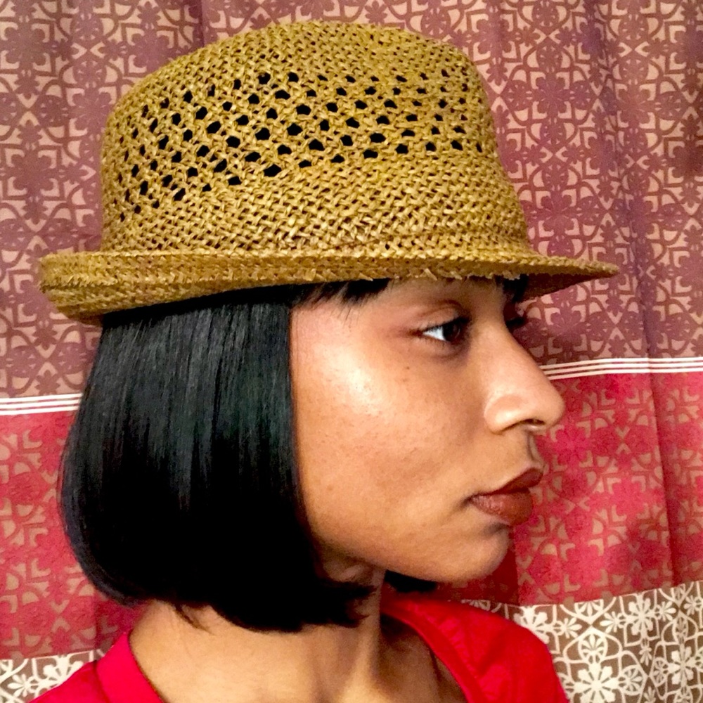 Cremieux Straw Fedora Hat