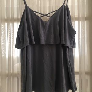 Flowy lavender blouse