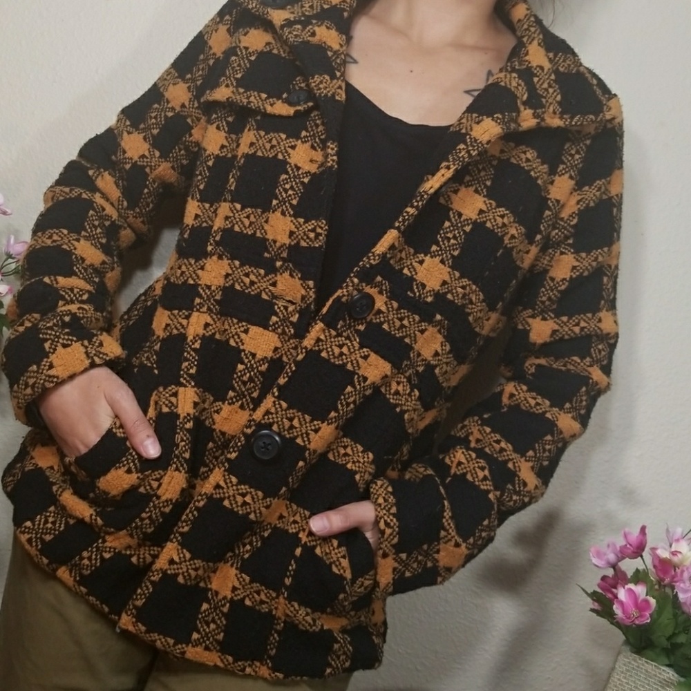 Plaid Winter Coat