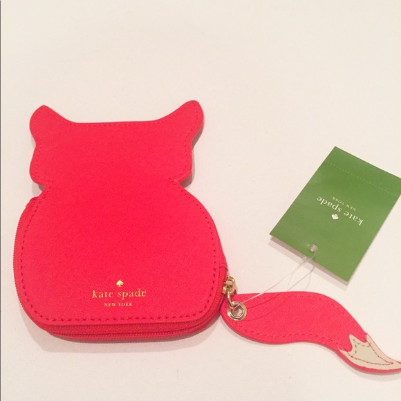 SOLD NWTs Kate Spade Fox Coin Purse - Picture 5 of 7