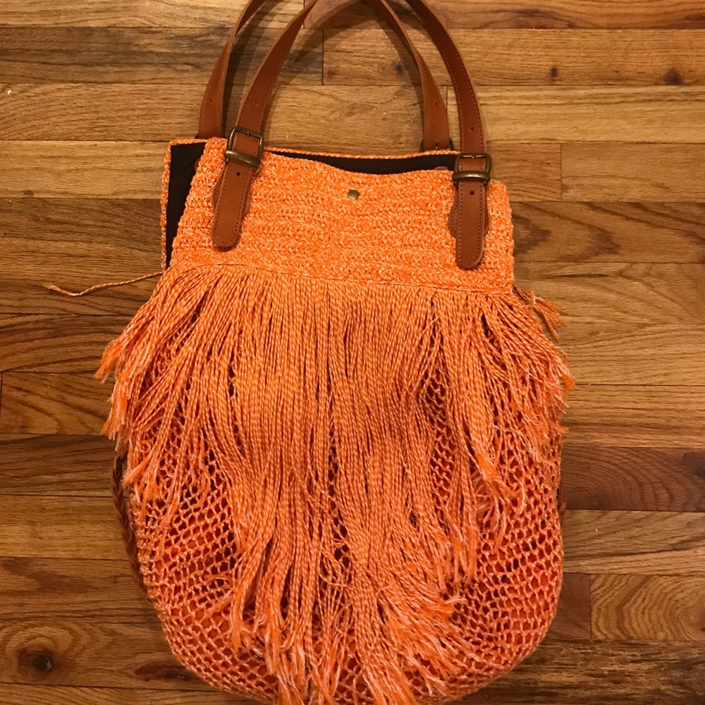 New handmade fringe Elliot Mann bag