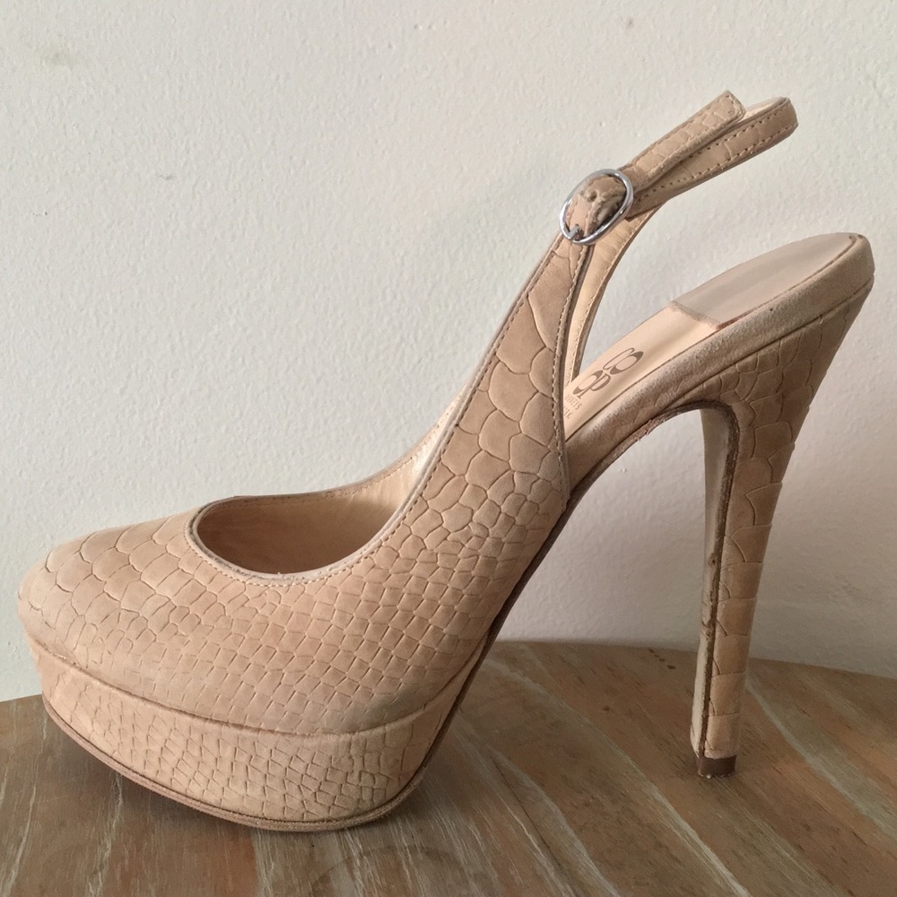 Barney’s CO-OP Platform Slingback Heels