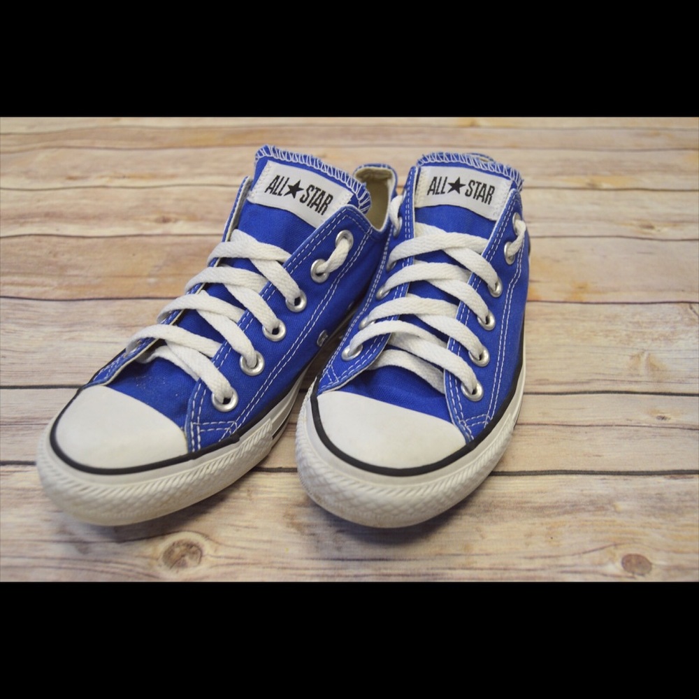 Bright Blue Converse