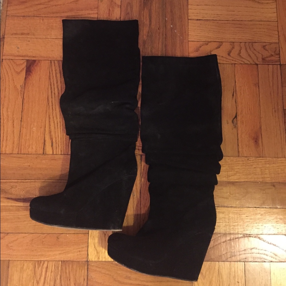 Matiko wedge Slouchy Suede Boots