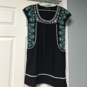 Theme peasant embroidery dress