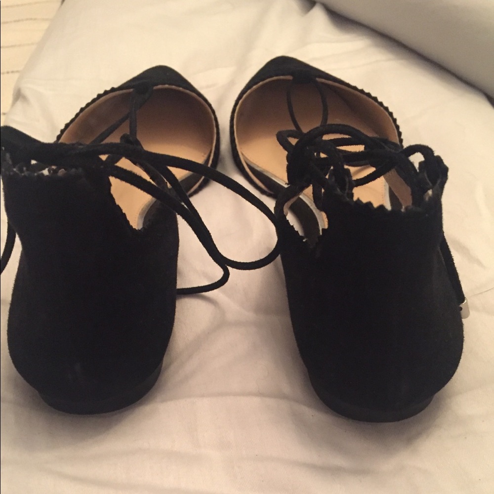 Jessica Simpson Zofie Black Suede Flats - Picture 3 of 8
