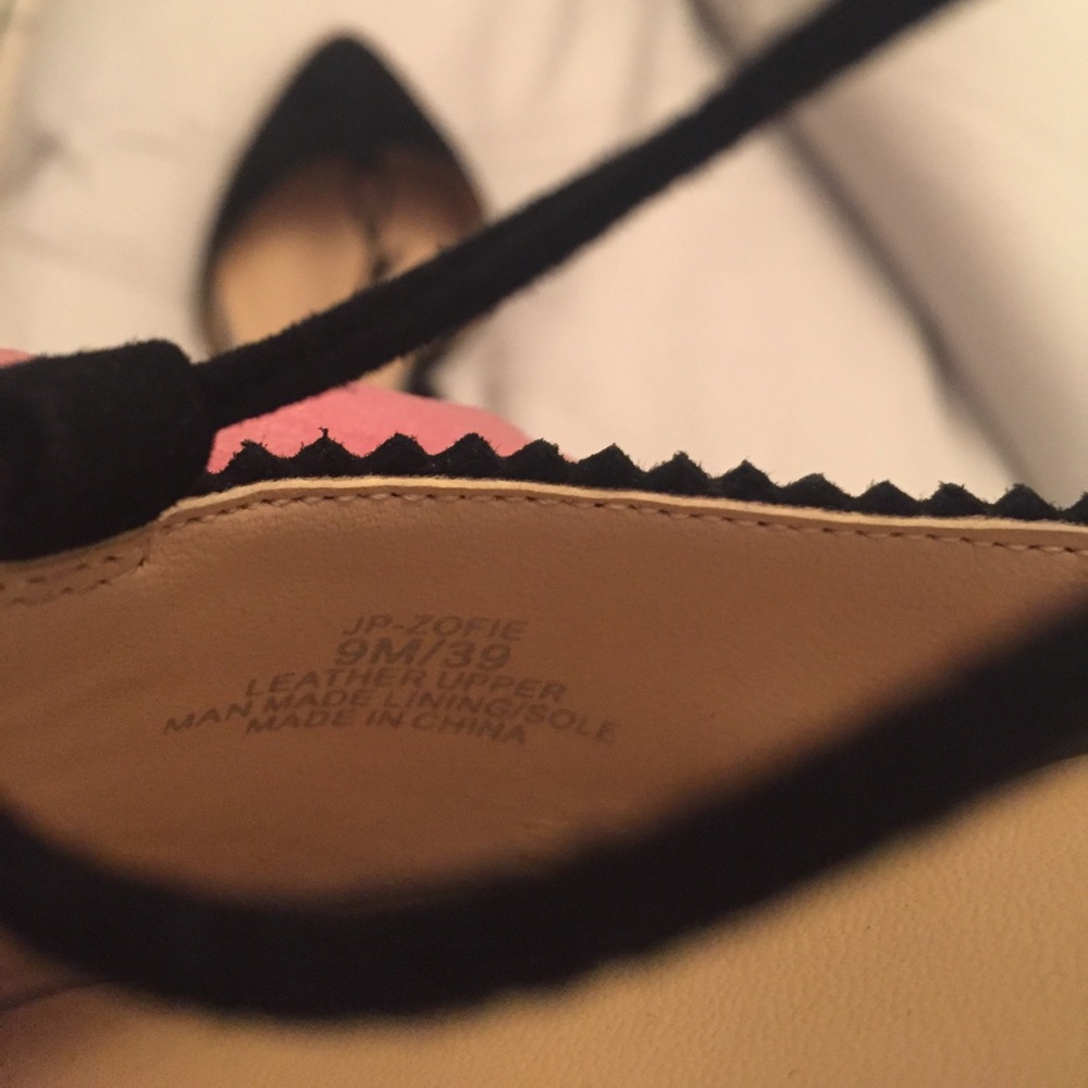 Jessica Simpson Zofie Black Suede Flats - Picture 6 of 8