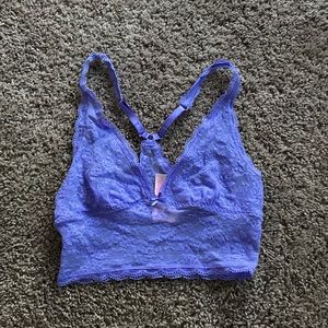 NWT Victorias Secret Floral Lace Longline Bralette