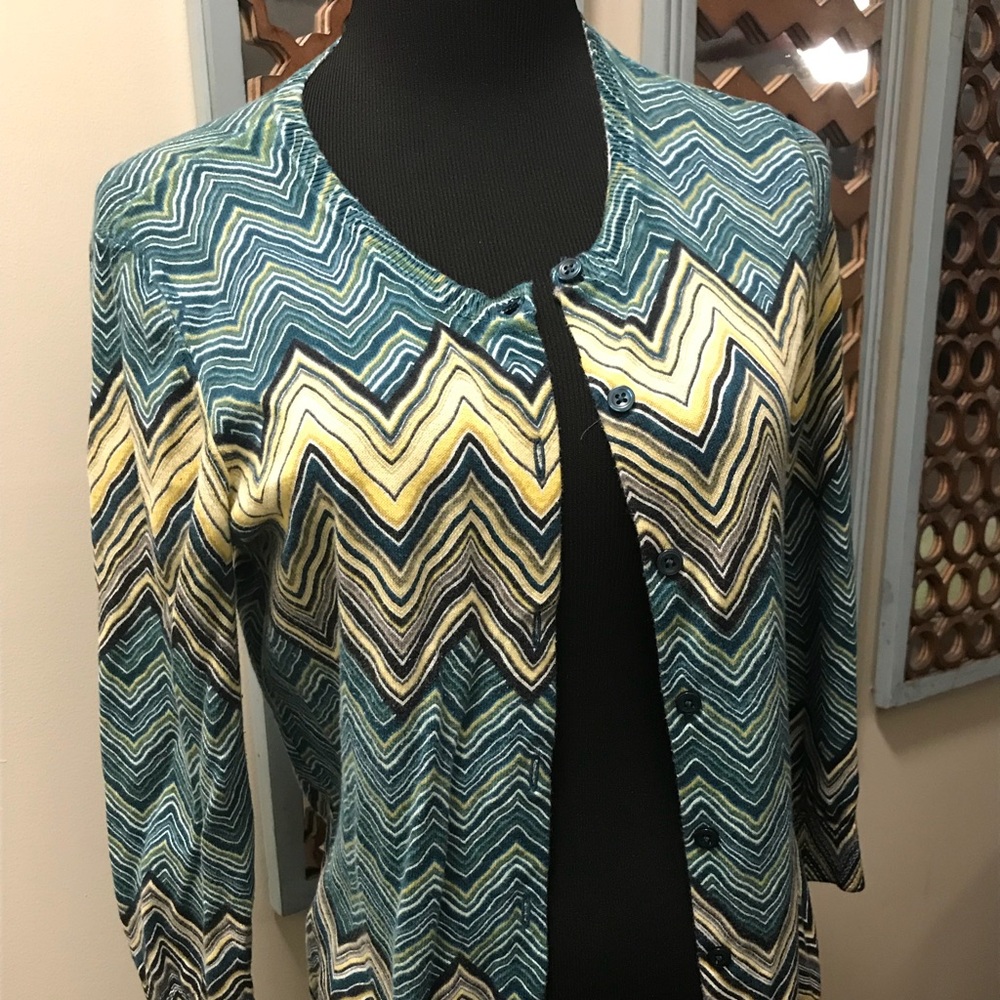 Ann Taylor rich hued cardigan M