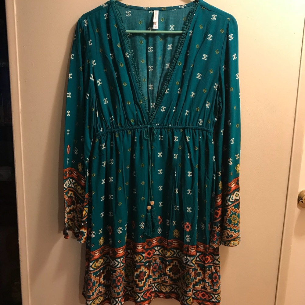 blue dress sz m