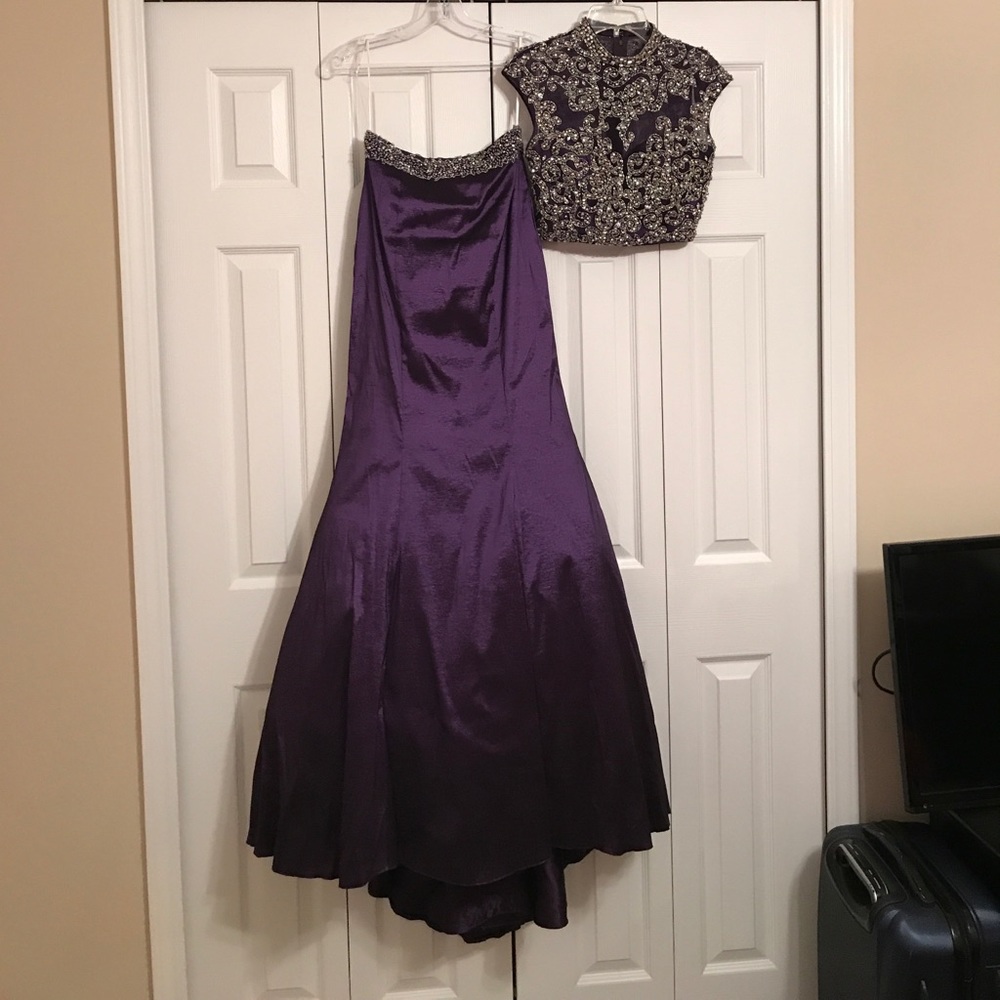 Royal Purple 2pc Gown