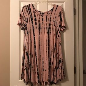 Comfy throw on and go Tye Die Dress from Boutique