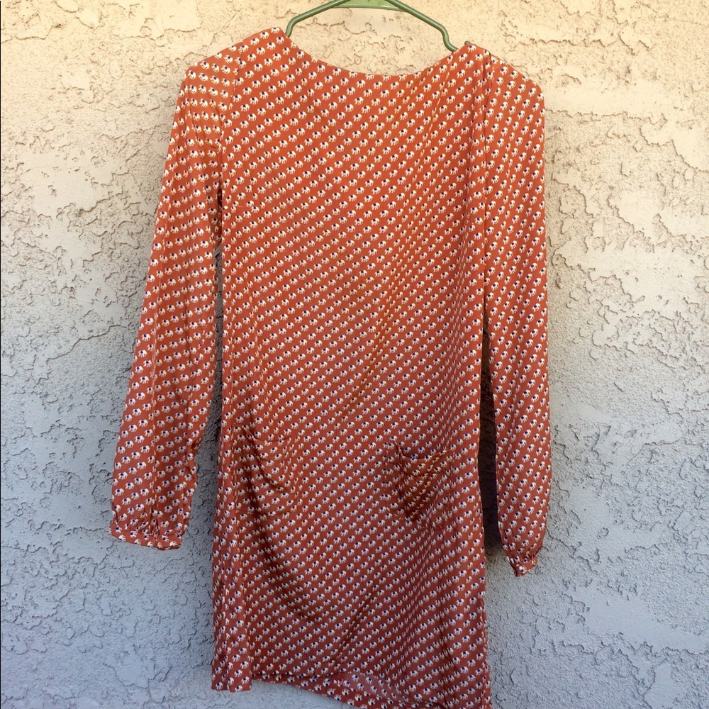Groovy Elephant Print Dress