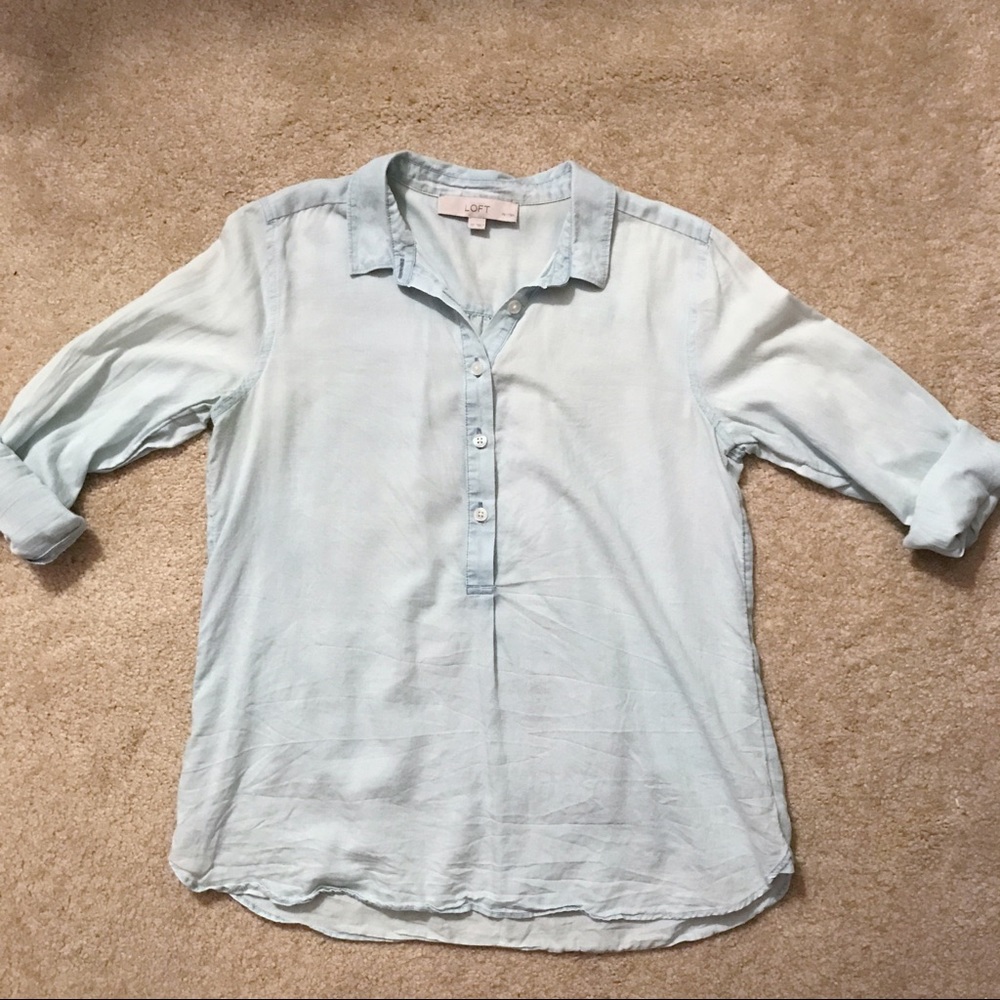 LOFT Chambray Shirt