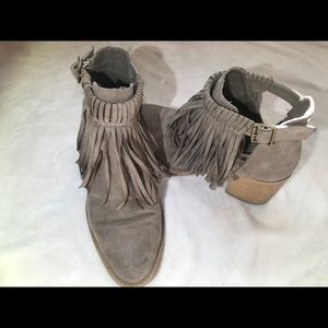 Fringe Ankle Boots