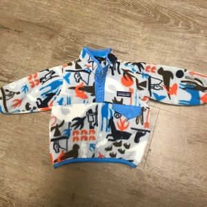 Patagonia infant fleece pullover 3-6 months