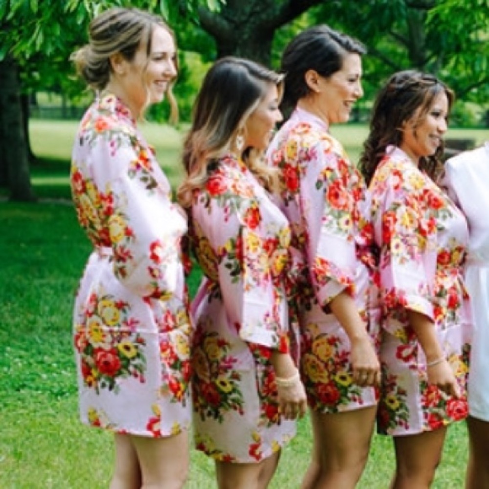 Floral Bridesmaid Robe