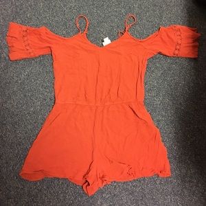 Orange Mossimo Romper