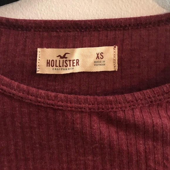 Hollister ribbed long sleeve crop top - Picture 2 of 2