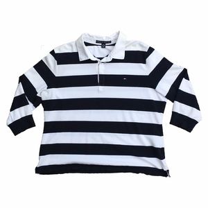 Tommy Hilfiger Striped Long Sleeve Polo Youth XXL