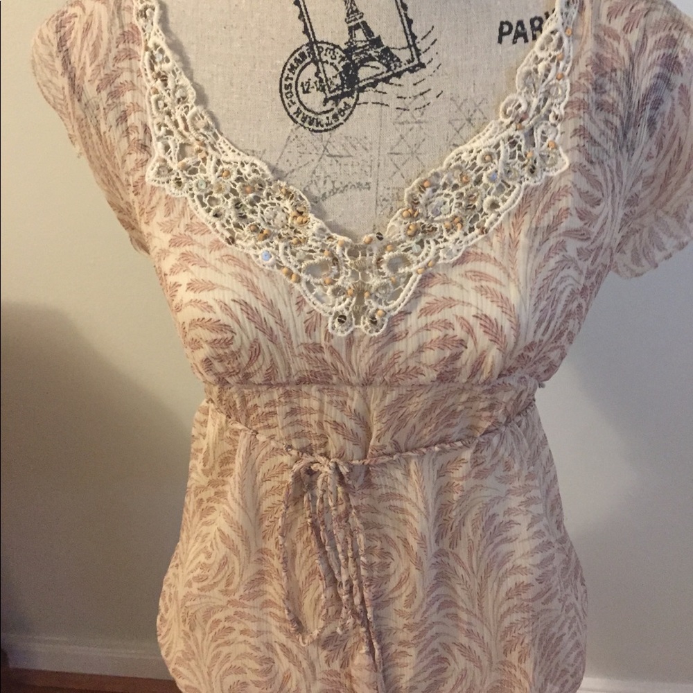 Preowned Elie Tahari Short sleeve Blouse