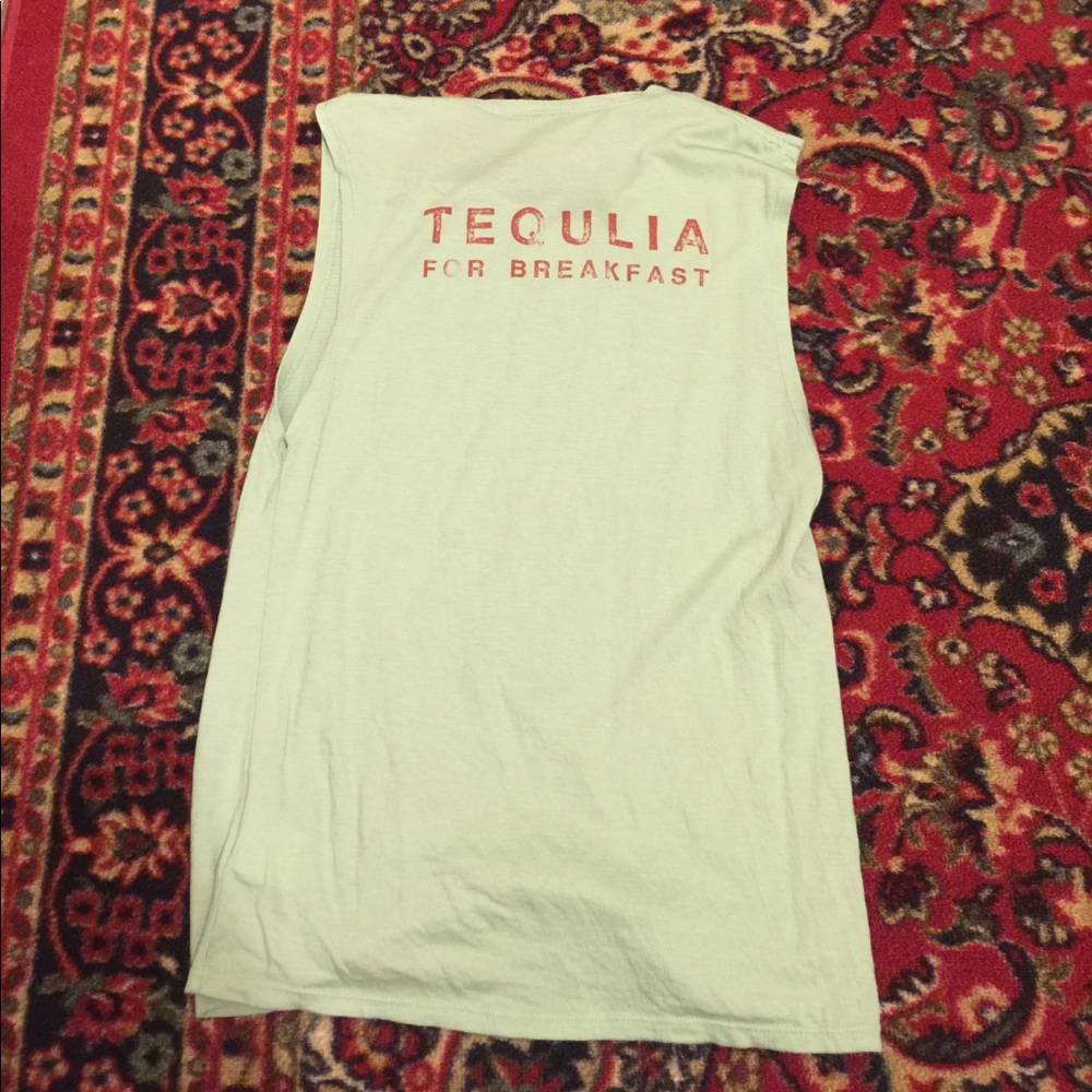 Boys + Arrows tequila for breakfast muscle tank