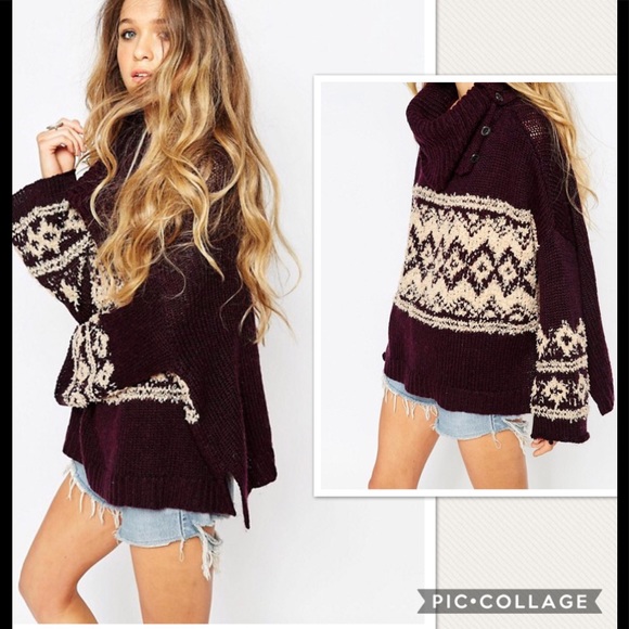 Free People Sweaters - NWT Free People Fairisle Ragnar Sweater