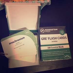 sold!!!!GRE flash cards 2 boxes new $30