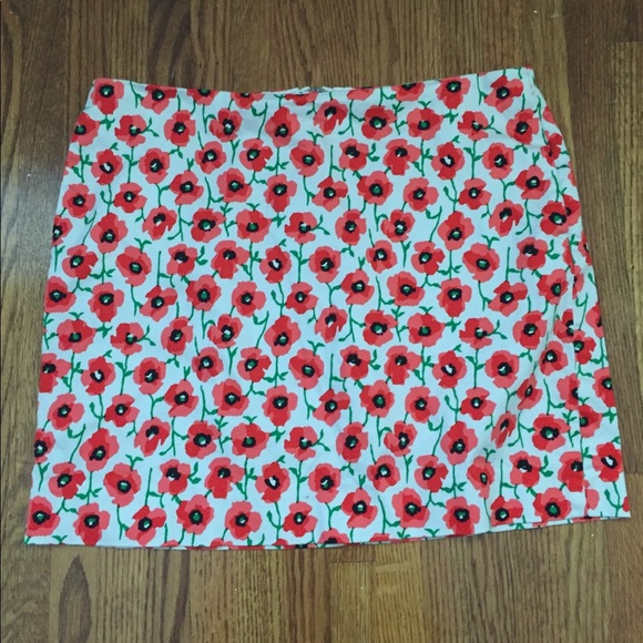 EUC J. Crew Floral Mini - Picture 1 of 6