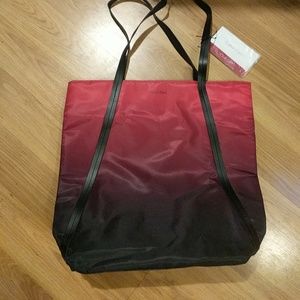 NWT Calvin Klein maroon tote bag.