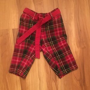 Janie and Jack plaid pants