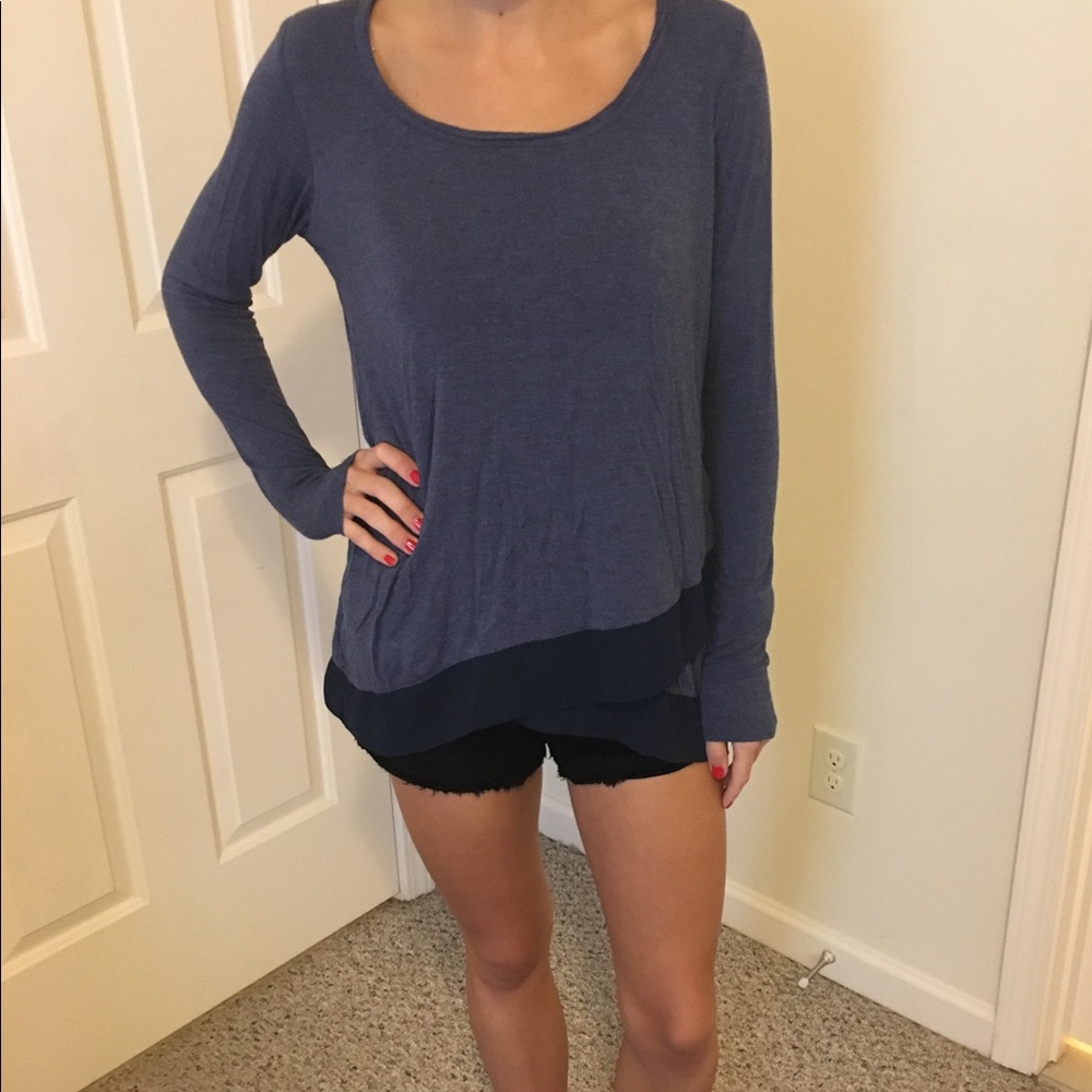 Bordeaux Long Sleeve Top