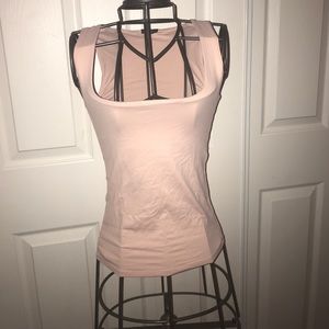 Zara women Blush pink sleeveless tank.
