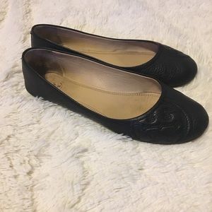 Tory Burch black Ruby Ballet flats