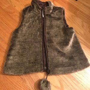 Faux fur vest