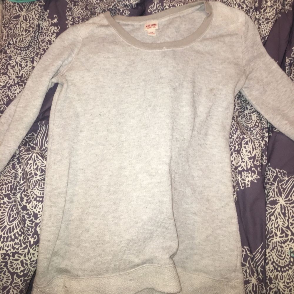 Simple gray sweater