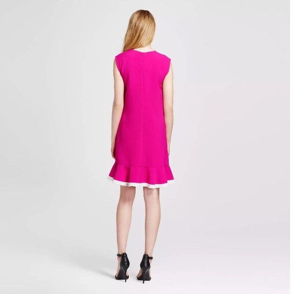Victoria beckham hot pink Dress with white bottom - Picture 7 of 7