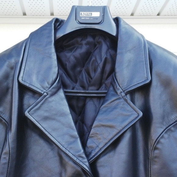 Men Jacket Genuine Leather Jacket coat handmade - Picture 5 of 8