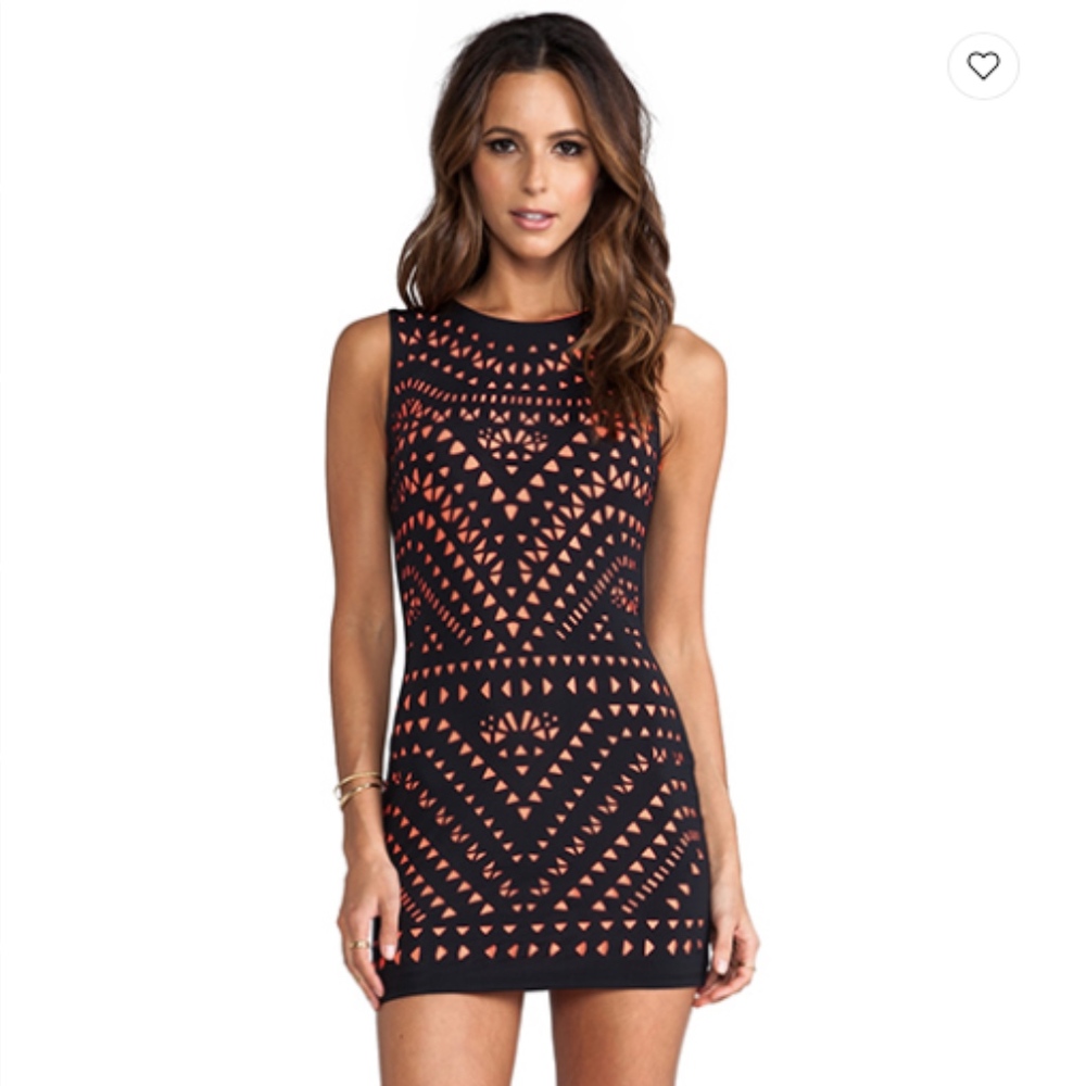 Mara Hoffman Laser Cut Mini Dress