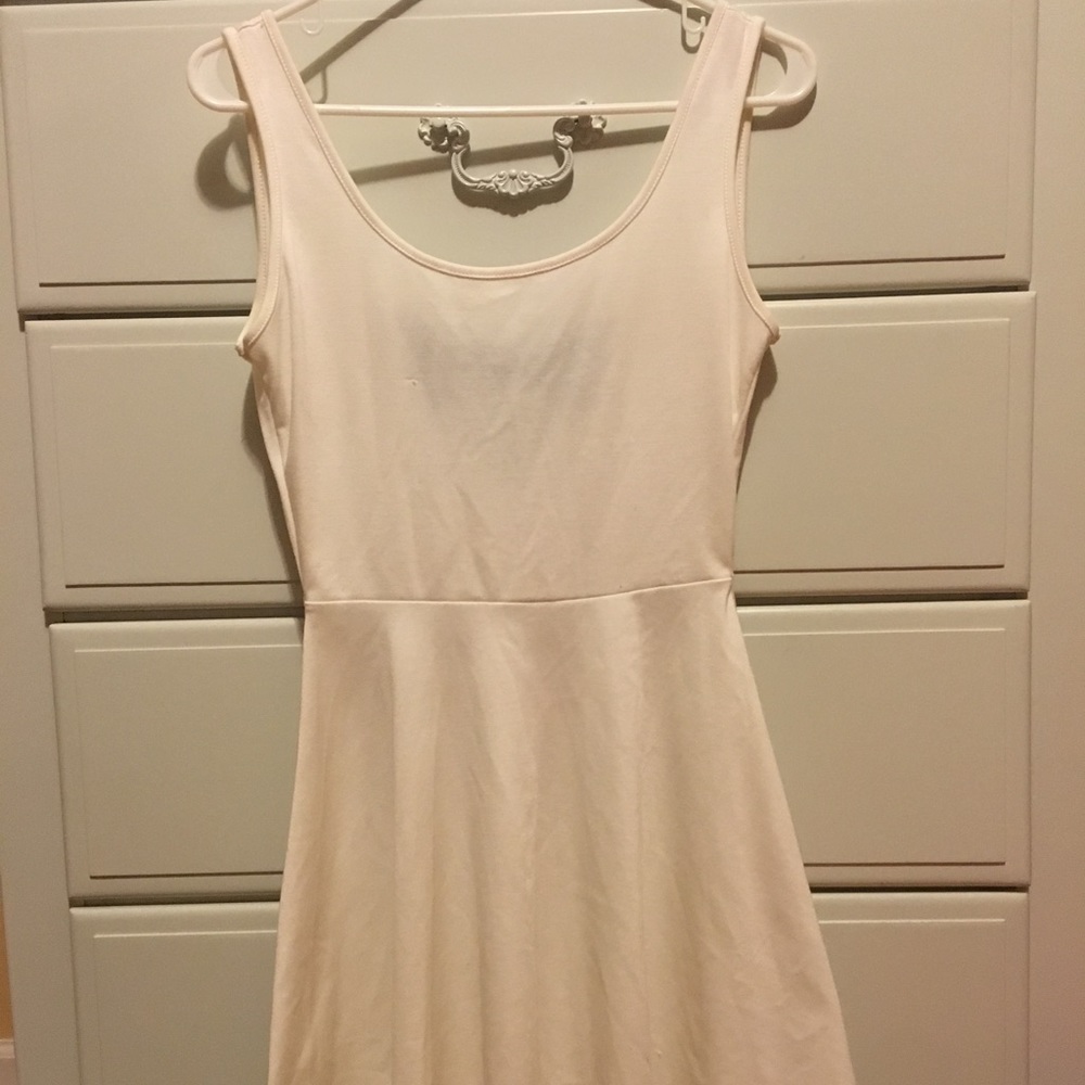White Skater Dress
