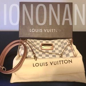 AUTHENTIC Louis Vuitton Damier Eva Clutch
