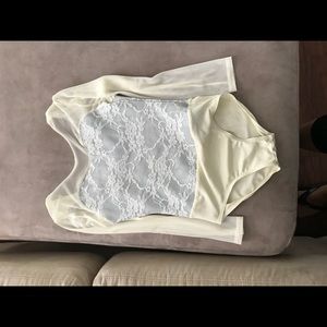 Weissman Ivory dance leotard