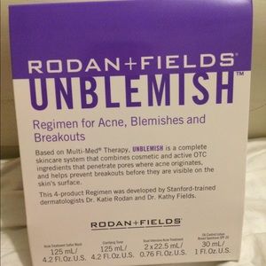 Rodan + Fields Unblemish (4 piece acne treatment)