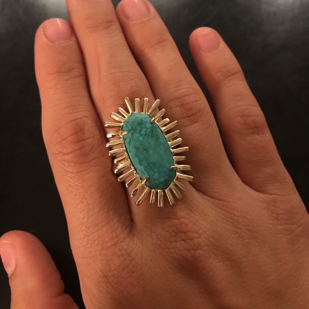 Kendra Scott Turquoise Statement Ring