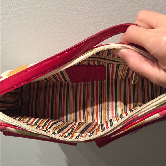 Brighton Lizzie polkadot handbag w/ wallet. - Picture 2 of 7