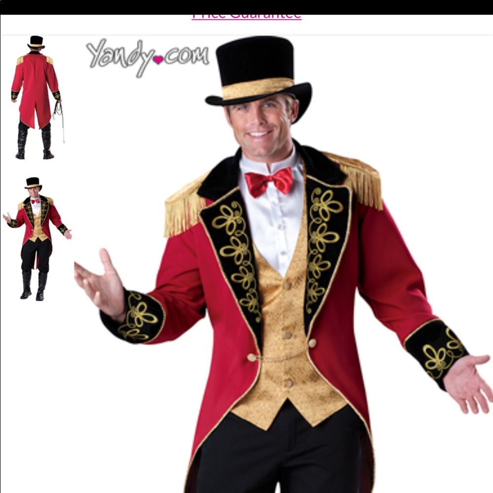 Halloween men’s ring leader costume