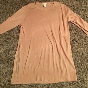 Very light pink long sleeve shirt from h&m